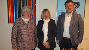 Die neue Fraktion Ursula Anton, Elke Wilke, Axel Friedrichsen (v.l.n.r.)